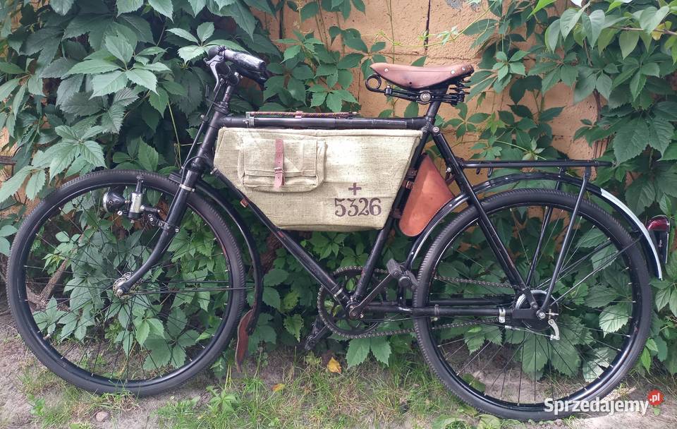 Zabytkowy Szwajcarski Rower Wojskowy Konin