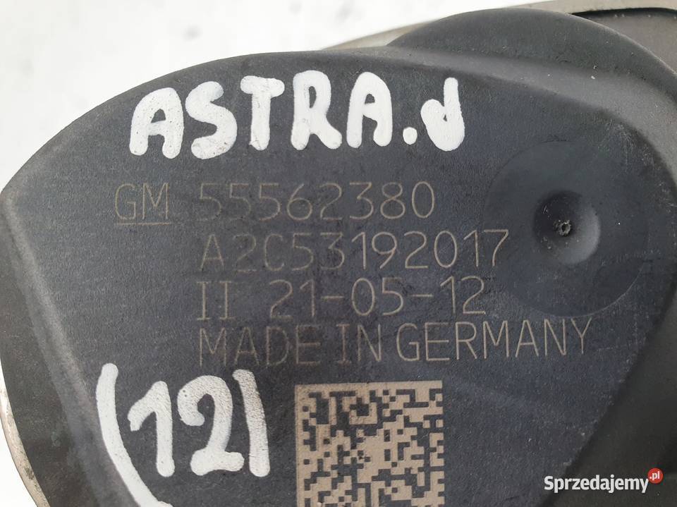 PRZEPUSTNICA Opel Astra J Zafira B 18 16V lubelskie Chełm sprzedam