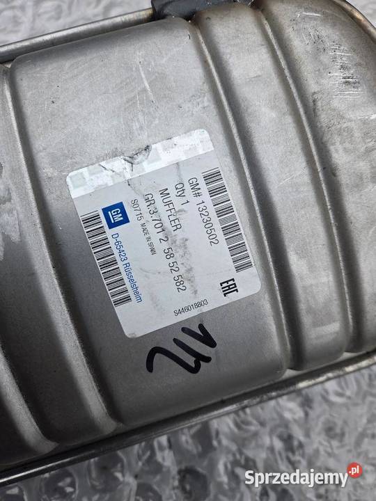 Tłumik środkowy Opel Zafira B 16 LPG 13230502 osobowe sprzedam