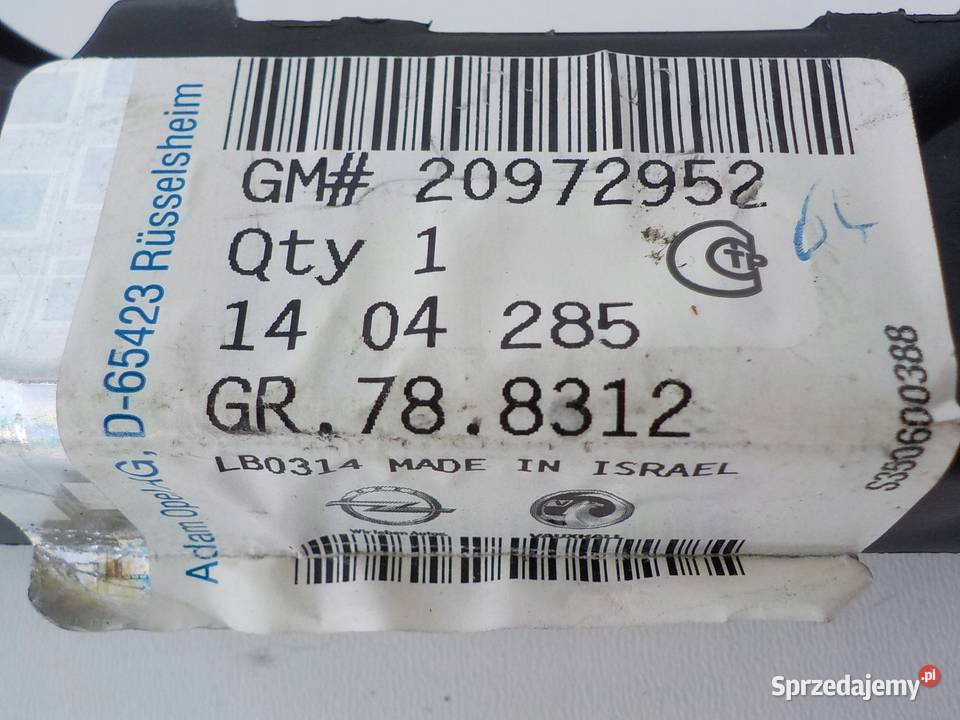 ŚLIZG ZDERZAKA PRAWY TYŁ OPEL INSIGNIA sprzedam