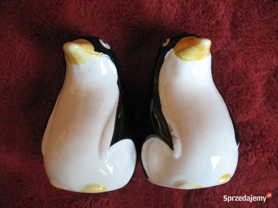 Sól i pieprz Pingwiny 6 x 4 x 4 Solniczka i wielokolorowy Siedlce