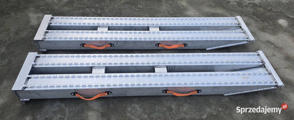 Najazdy aluminiowe 125 tony 2400x380x120mm Rok produkcji 2025 Pozostałe Lubanie