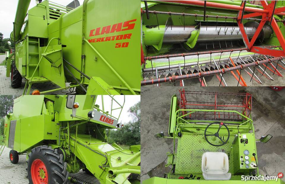 Kombajn zbożowy Claas Mercator 50 z Austrii Kombajny małopolskie Miechów