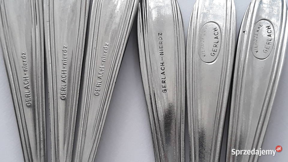 Łyżeczki do herbaty BAKELIT Gerlach sztućce PRL Sztućce