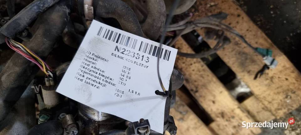 SILNIK KOMPLETNY AUDI A4 B5 050103021E osobowe Lipno
