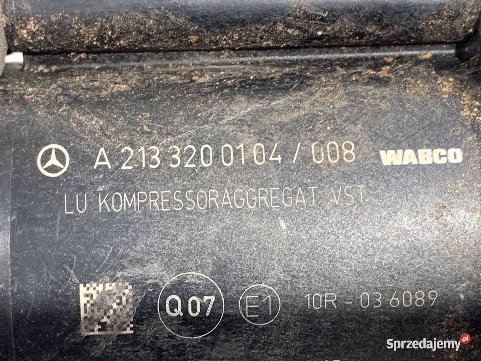KOMPRESOR ZAWIESZENIA MERCEDES CLS A2133200104