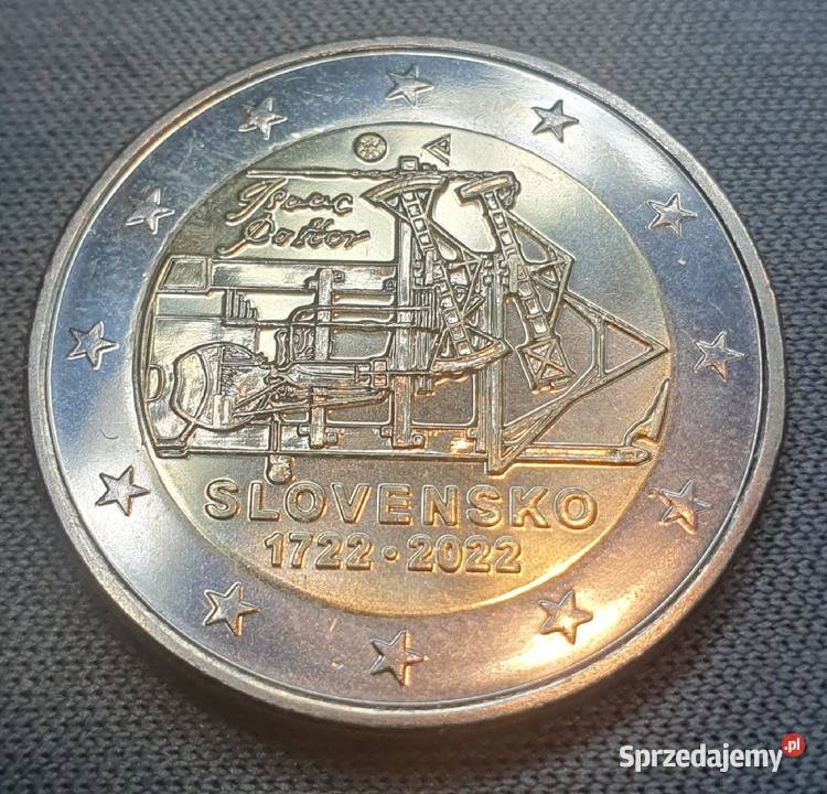 2 euro 2022 Słowacja 300 lat silnika parowego Wałbrzych sprzedam