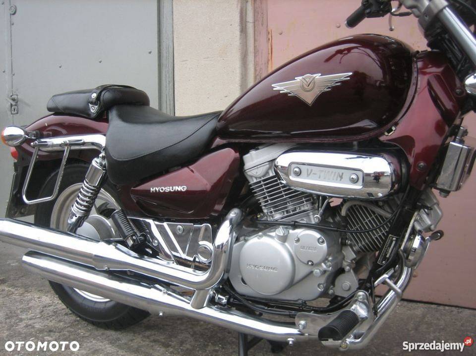 Hyosung GV Aquila 125 2004 r kat B duży chopper czterosuwowy Inowrocław