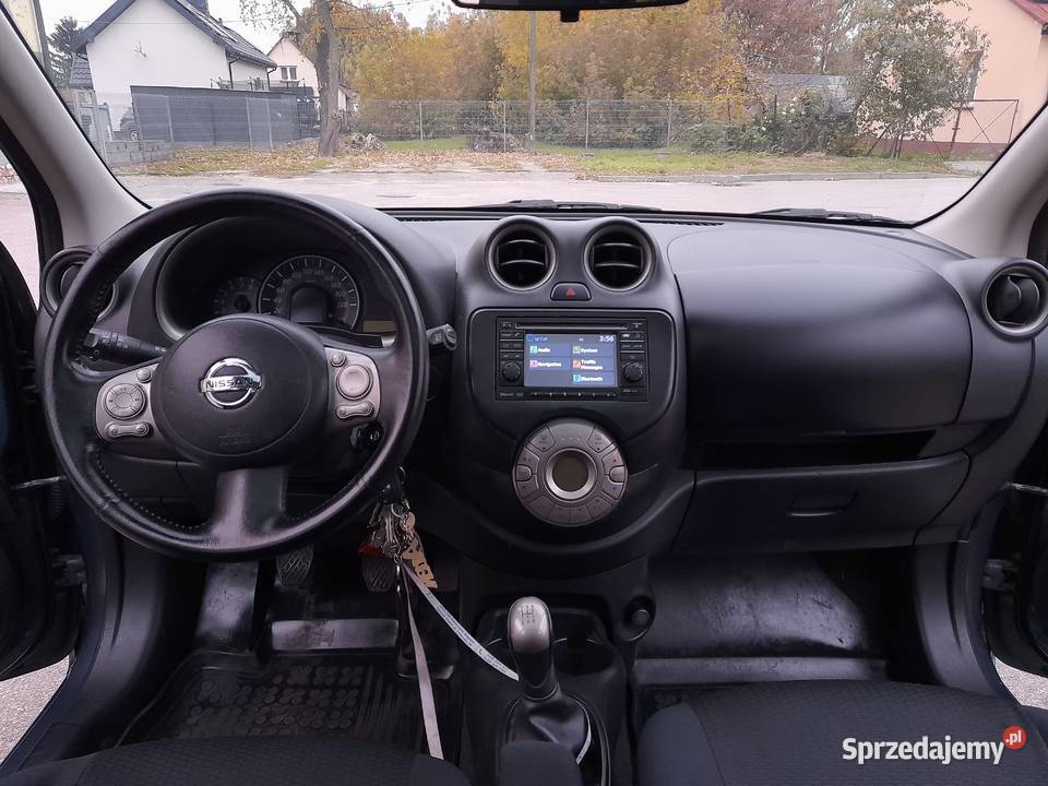 Nissan Micra 12 benzyna5 drzwi198 przebiegu2011 Micra Siedliszcze-Osada