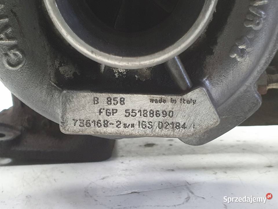 TURBOSPRĘŻARKA Fiat Bravo II 19 JTD turbo Chełm
