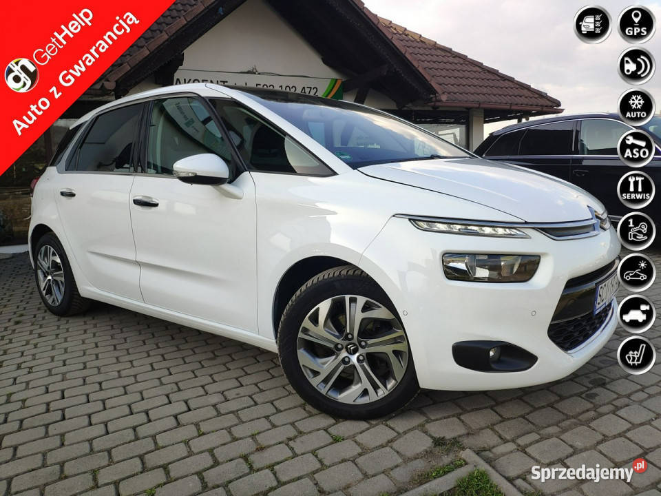 Citroen C4 Picasso Kompletna dokumentacja czujnik martwego pola Ustroń