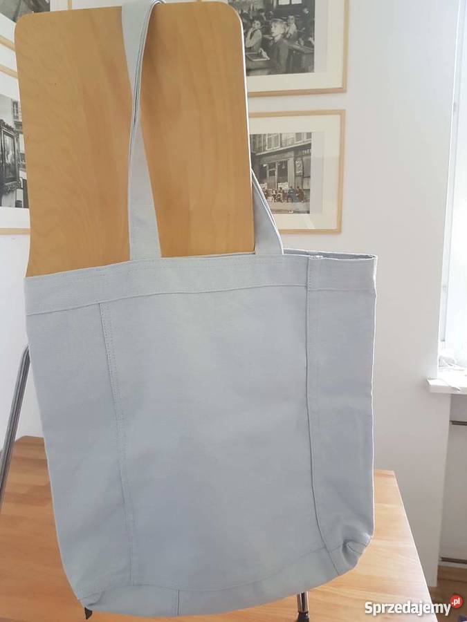 Lniana torba na zakupy eko torba torba z lnu 48cm Szczecin