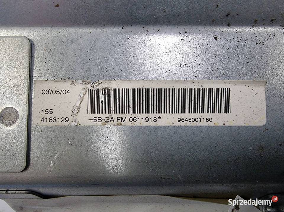 PODUSZKA AIRBAG PEUGEOT 307 SW 9645001180