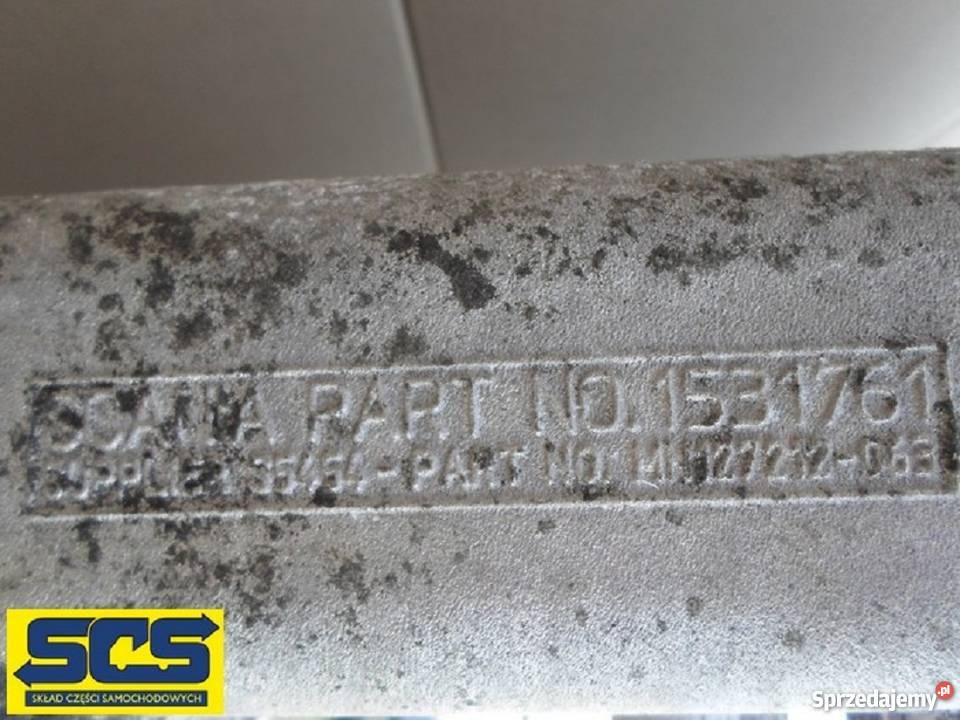 SCANIA R INTERCOOLER CHŁODNICA POWIETRZA Ogrzewanie, wentylacja i klimatyzacja Bieleń