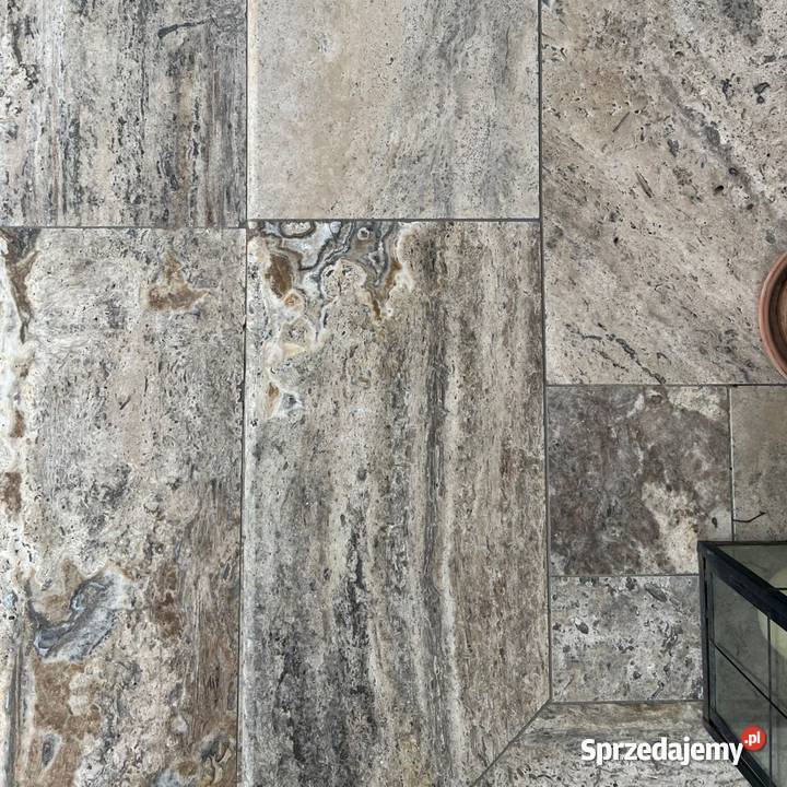 Podstopień trawertynowy Silver Ash szlifowany pomorskie Gdynia