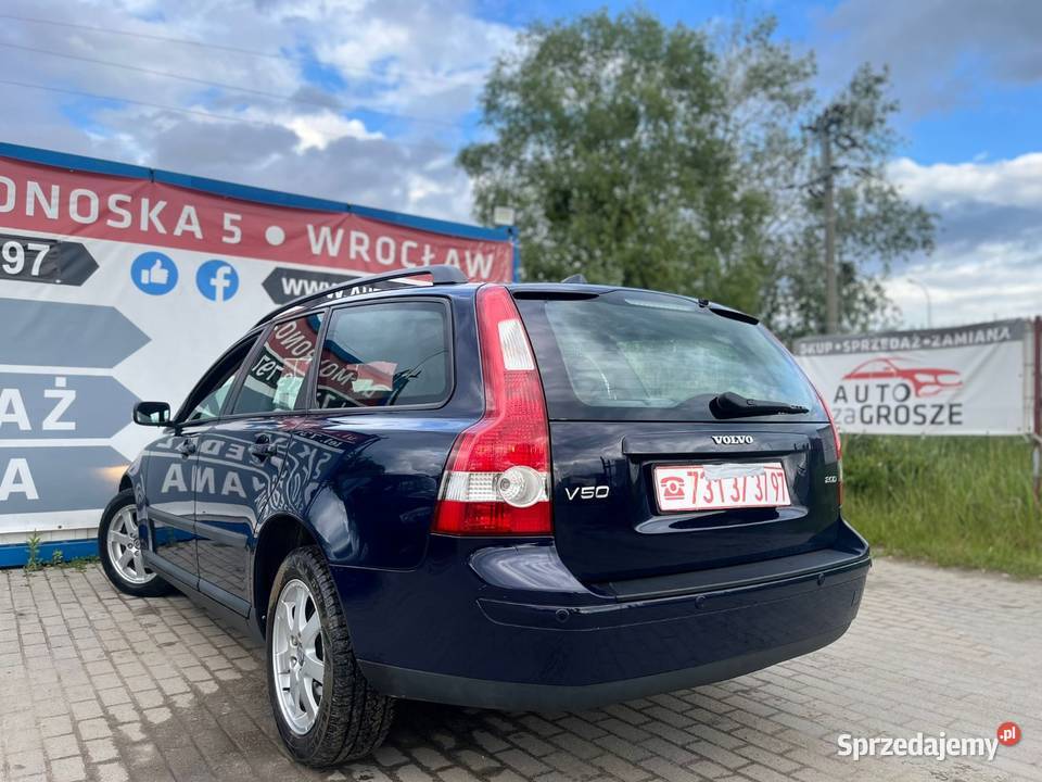 Volvo V50 20 Diesel 2006 Klima Alufelgi Zadbany Wrocław