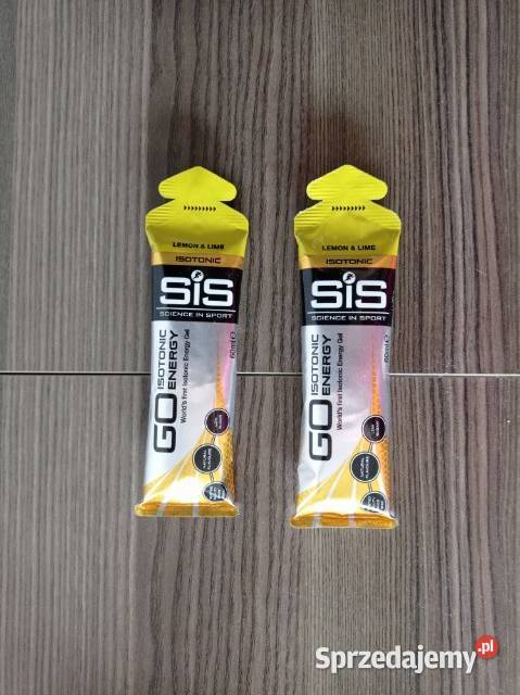 Żel izotoniczny cytryna limonka SIS 60 ml 2 Jogging i bieganie śląskie Chorzów sprzedam