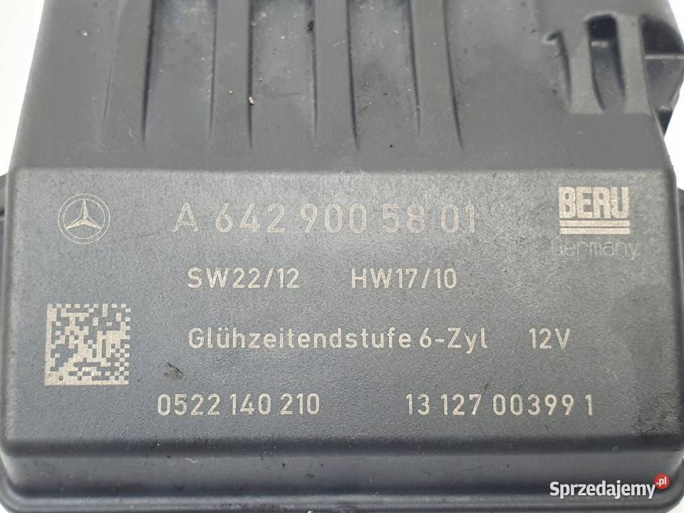 PRZEKAŹNIK ŚWIEC ŻAROWYCH Mercedes R300 W251 30 Przekaźniki Chełm