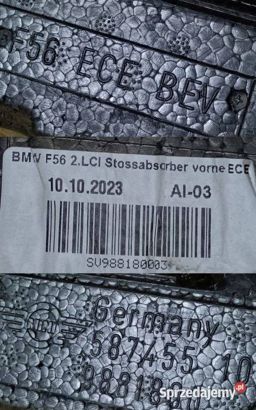 MINI COOPER F56 ECE BEV PIANKA ABSORBER ZDERZAKA Pleszew