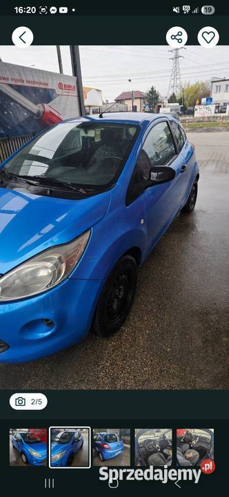 Sprzedam ford ka welurowa tapicerka Warszawa