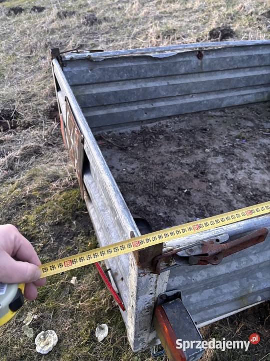 Przyczepka samochodowa do remontu burtowe łódzkie