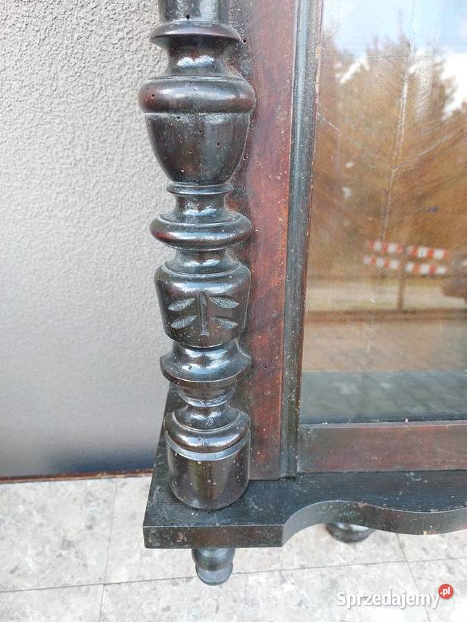 S152 Skrzynia obudowa starego zegara szafka pomorskie Tczew