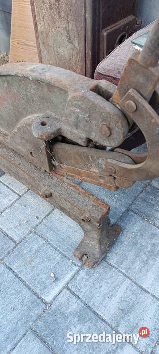 Gilotyna nożyce ręczne do cięcia blachy Uniejów