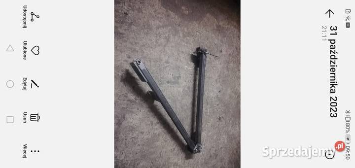 uchwyt nozycowy na hak na rowery