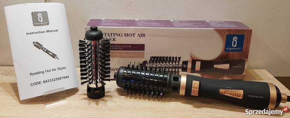 Obrotowa szczotka modelująca do włosów AIGOSTAR Dom i Ogród Pabianice