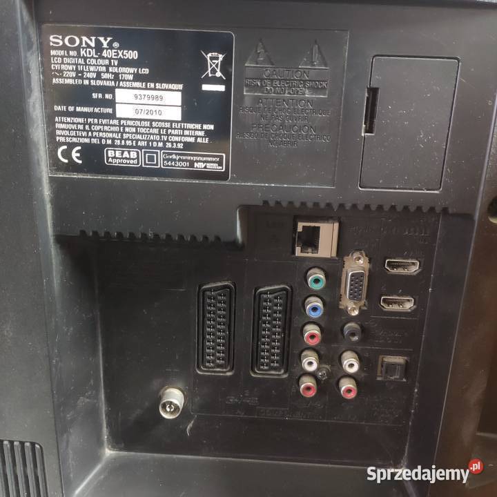 Telewizor 40 cal SONY KDL 40EX500 Nowy Sącz
