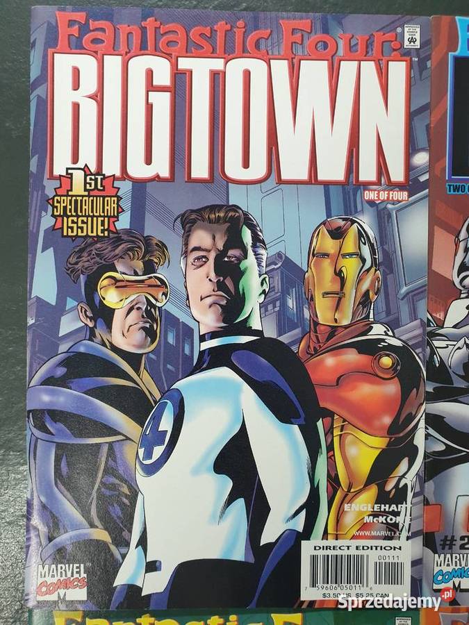 Fantastic Four Big Town miniseria 4 komiksy Amerykańskie Gdynia