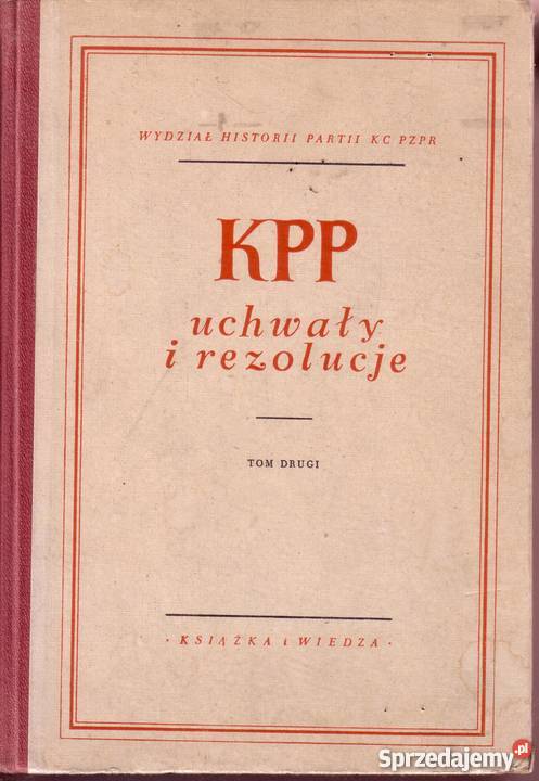 05 KPP UCHWAŁY I REZOLUCJE 3 TOMY Czyrna sprzedam