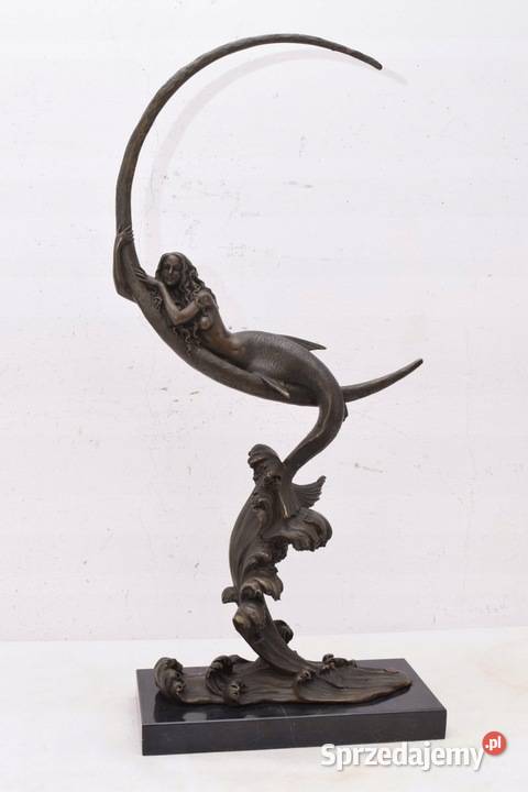 Syrena Na Księżycu Księżyc Nowoczesna Figura Kraków