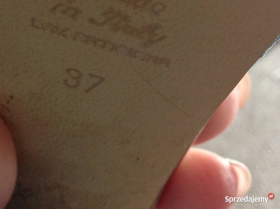 Sandały damskie skórzane na koturnie r 37 Złote inna Nowa Sól