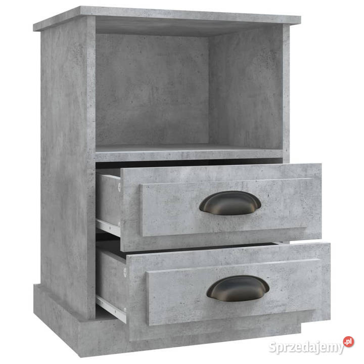 Szafki nocne 2 szarość betonu 43x36x60 WM816337 sprzedam