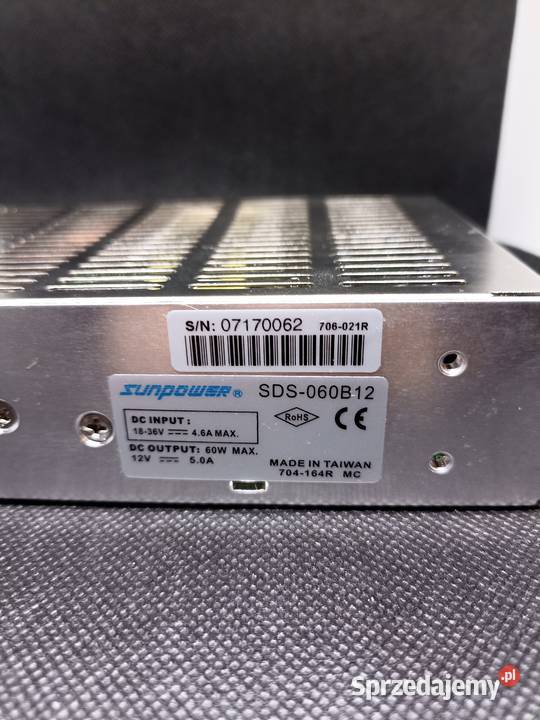 Sunpower Konwerter DcDc 60W 12V uchwyt obudowy lubelskie Biłgoraj sprzedam