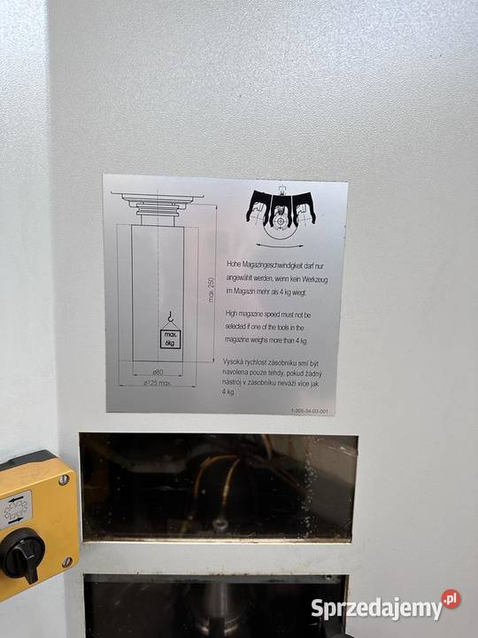 Uniwersalne centrum obróbcze Hermle C 600U Bielawa