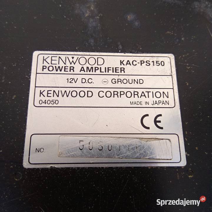 Kenwood KAC150 wzmacniacz car audio Mosfet japan Świebodzice