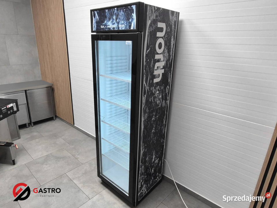 Szafa chłodnicza przeszklona oświetlenie led 373 Ostrów Wielkopolski