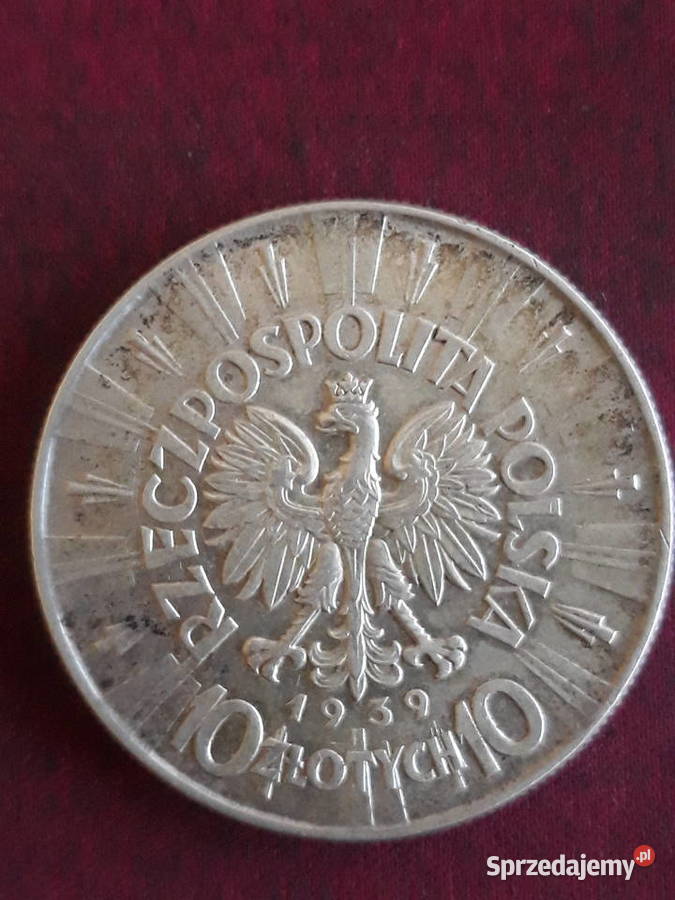 10 J Piłsudski 1939 r 1 nieznany nakładśliczne Konin
