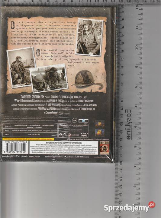 NAJDŁUŻSZY DZIEŃ John Wayne Sean Connery DVD DVD Filmy Pruszków sprzedam