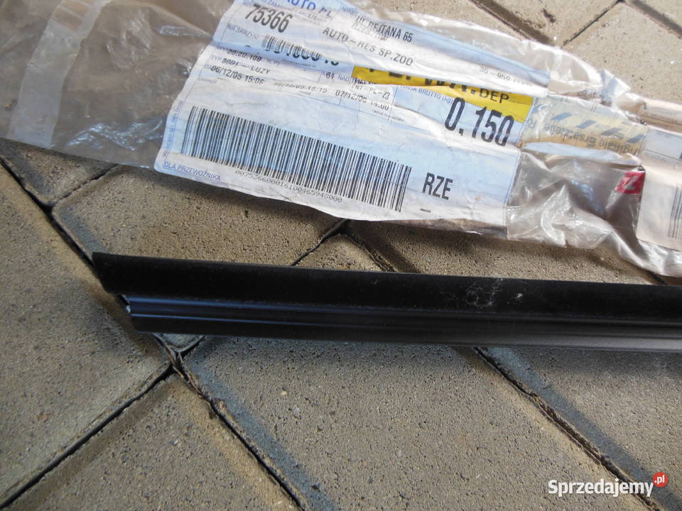 Uszczelka szyby drzwi prawy tył Fiat Palio Siena Kozy