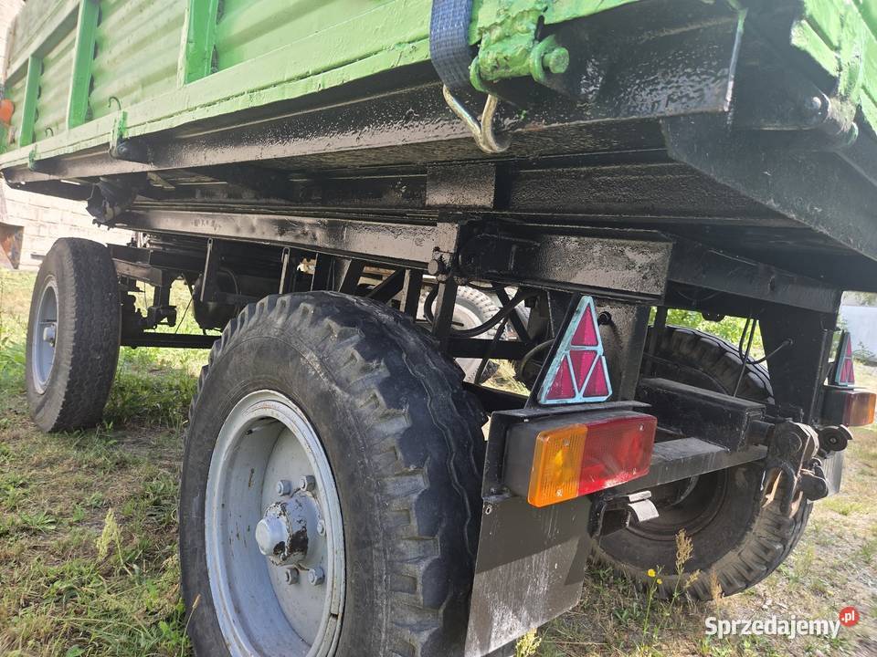 Przyczepa rolnicza Autosan D732 4t wywrotka nieuszkodzony łódzkie Złoczew