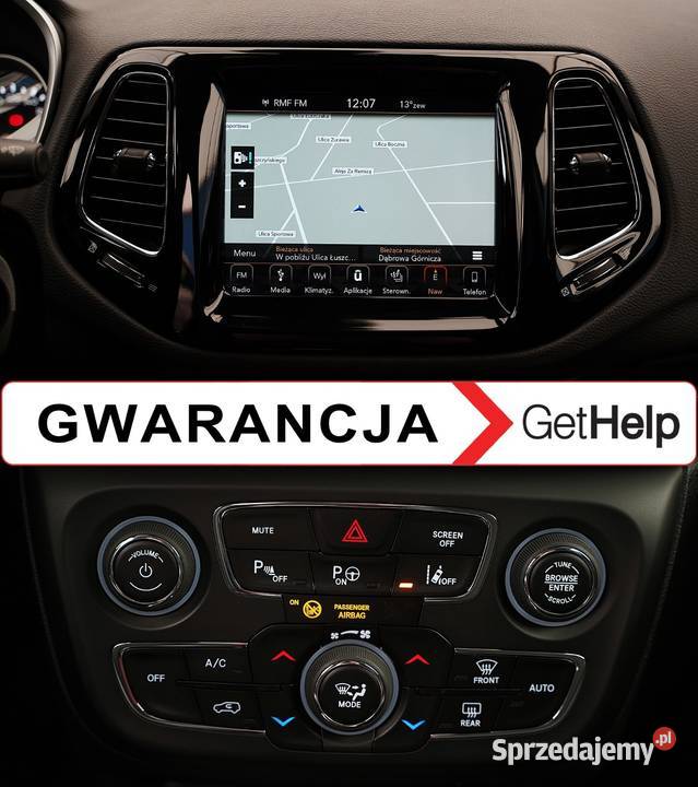 JEEP COMPAS 14 benzyna 140 2019r szary Dąbrowa Górnicza
