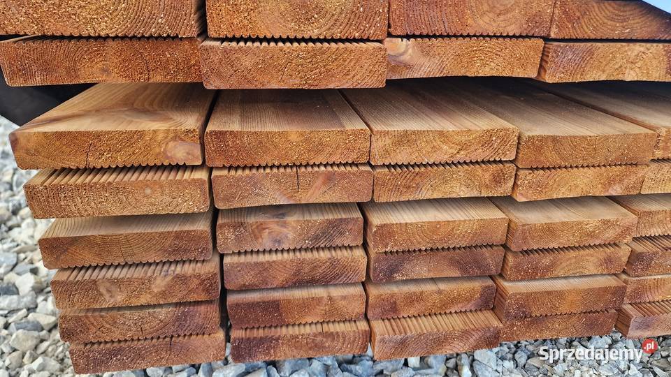 Deska Tarasowa 28x120 mm Sosna Impregnowana Chełm