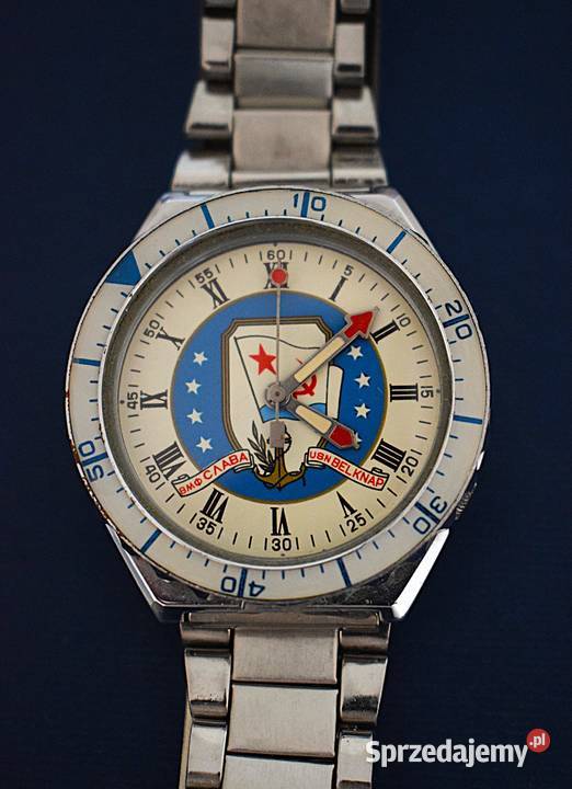 Zegarek marynarski kolekcjonerski Sława ZSRR Chełmno