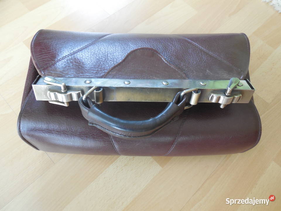 skórzany neseser lekarski sprzedam