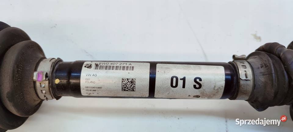 PÓŁOŚ LEWA PRAWA PRZÓD AUDI A4 B9 A5 8W0407271A Przystajń