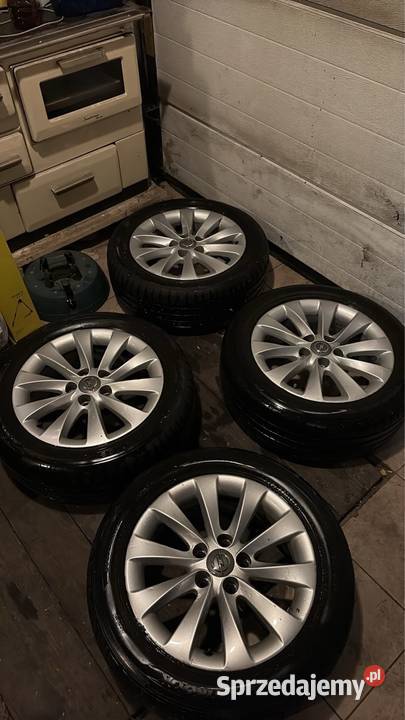 Sprzedam felgi z oponami letnimi do opel zafira Dokudów Pierwszy