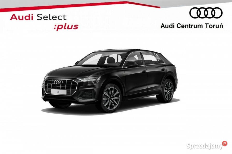 Audi Q8 S line_Pneumatyka_Kamera_PamięćFotela_CarPlay_Alcantara_FV23%